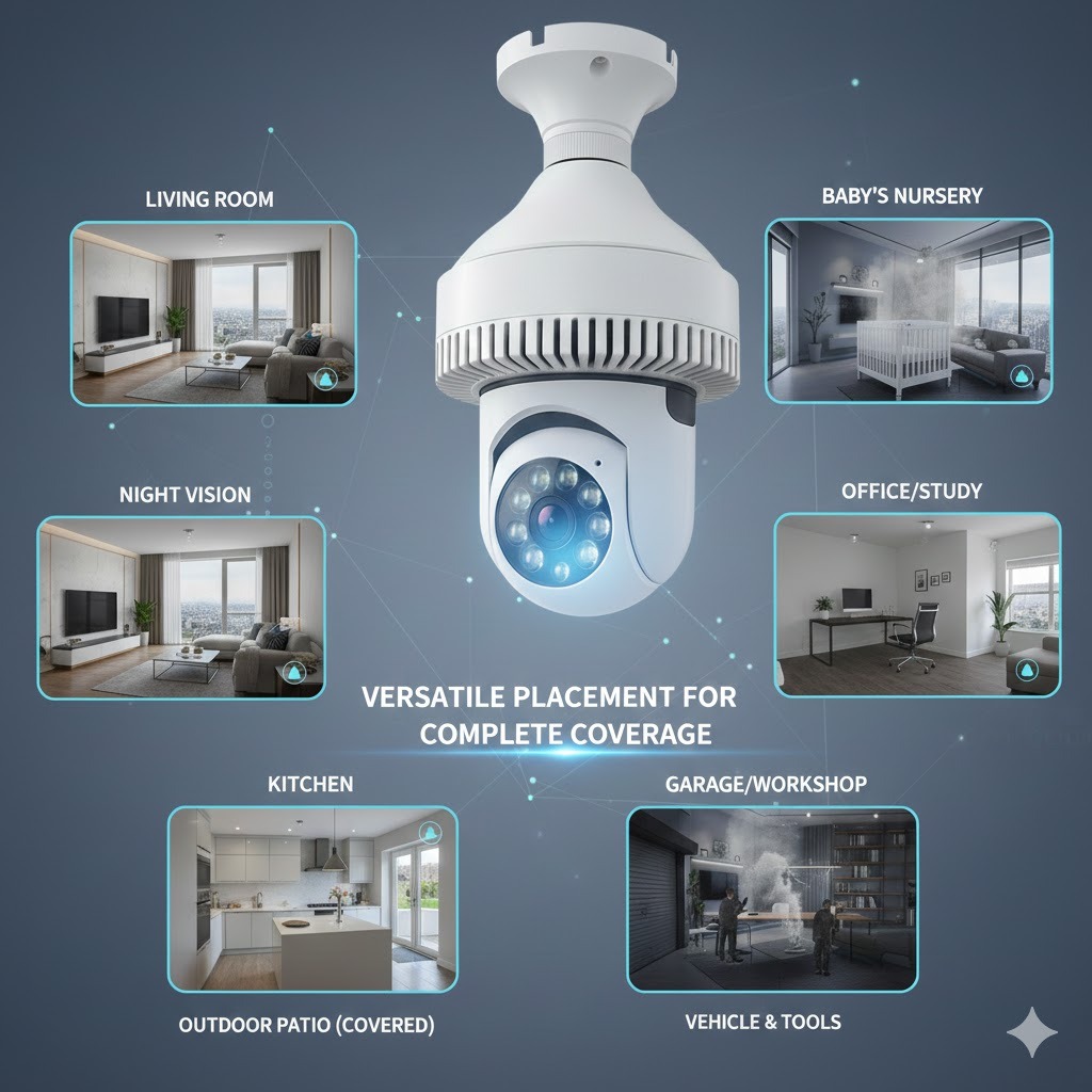 DTK01T Smart Vision Bulb Cam™ 360°